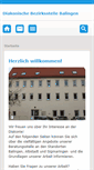 Mobile Screenshot of diakonie-balingen.de